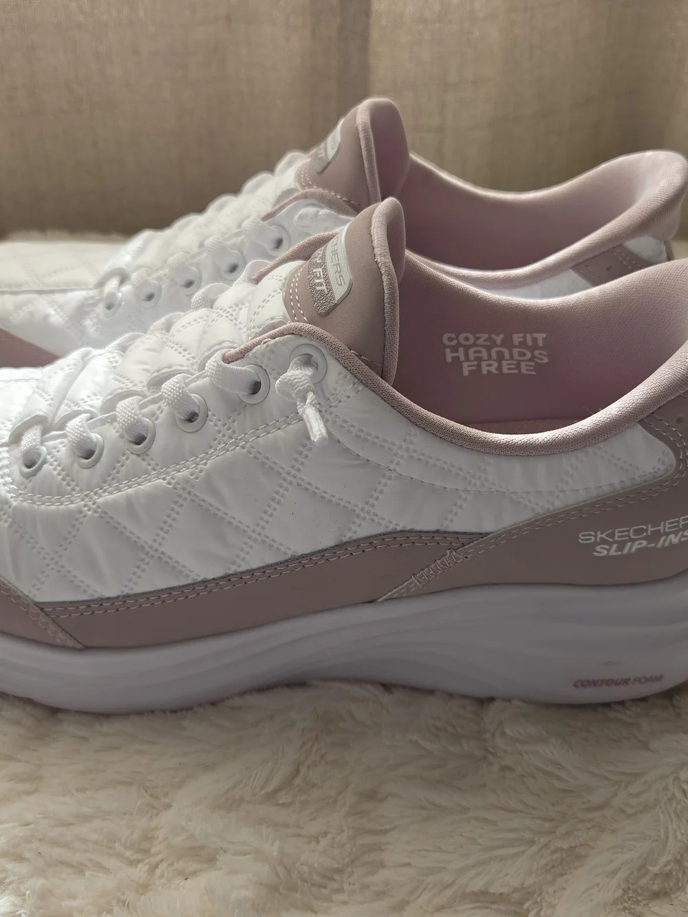 Skechers Women’s Cozy Fit Slip-On Sneakers